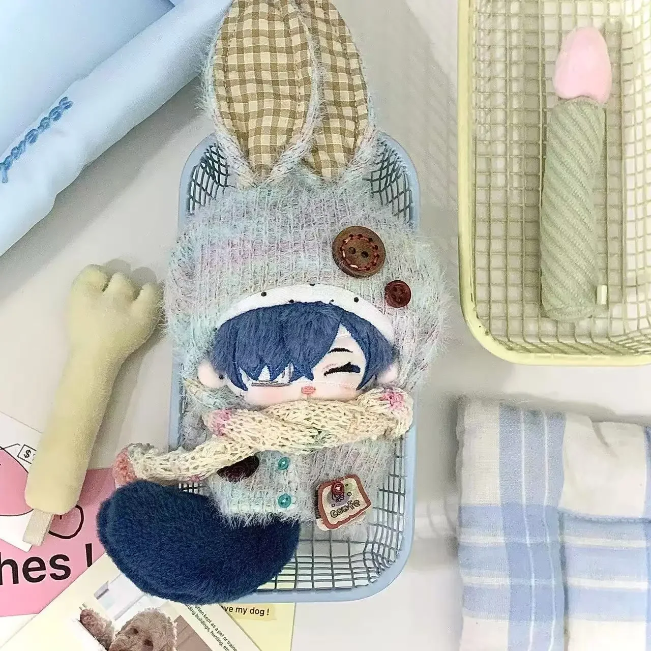 ตุ๊กตาผ้าพลัฌขนาด 10 ซม. ตุ๊กตาอนิเมะน่ารัก ตุ๊กตามาสคอตคอสเพลย์ฮาโลวีน ตัวละครน่ารัก ซีเอล แฟนทอมฮอฟไวร์ ตุ๊กตาปลาดาว ของขวัญคริสต์มาส