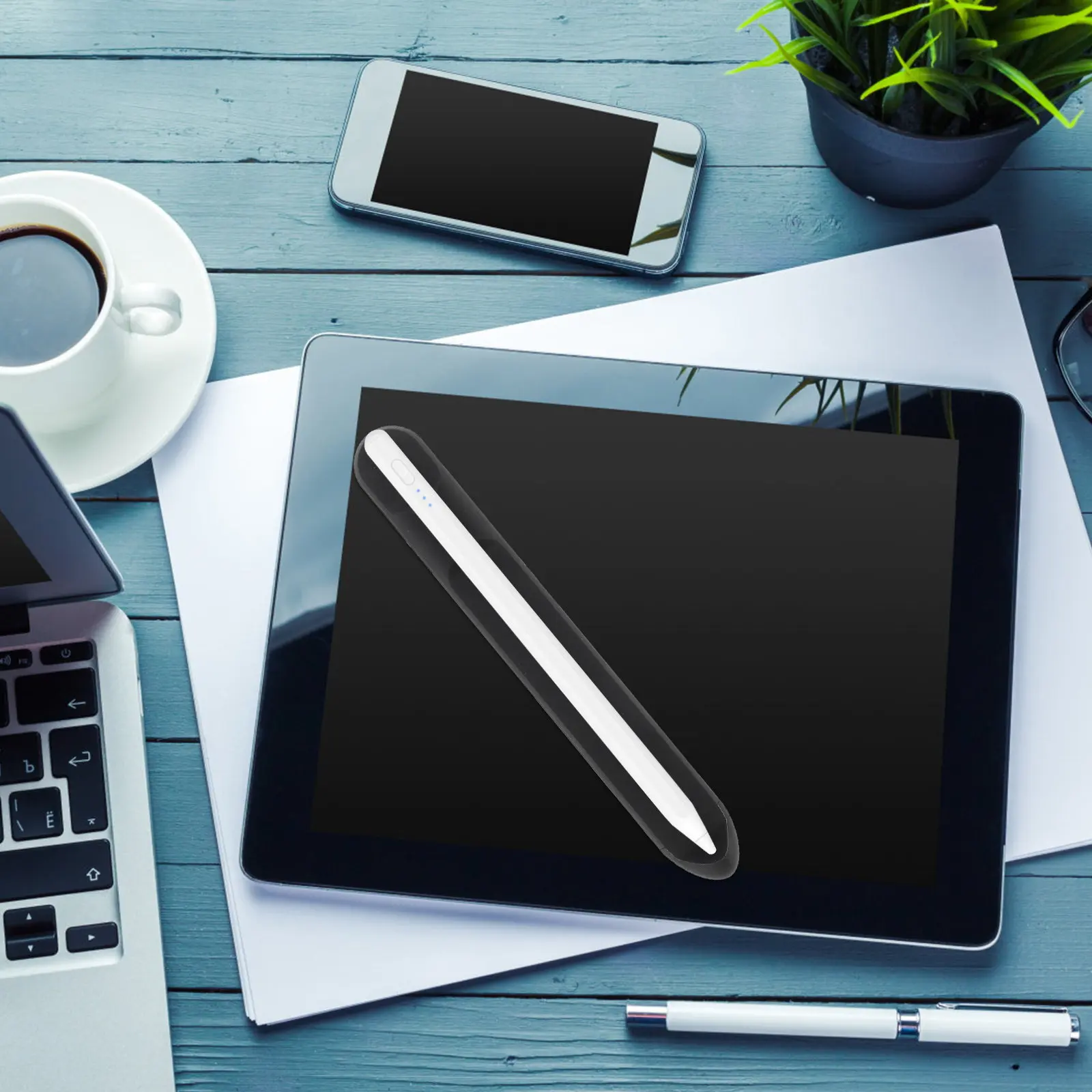 

Liquid Silicone Stylus Pen Holder Slot Premium Odorless Non-Deformable for Pencil 1 2 and Any Touch Pen Under 9Mm