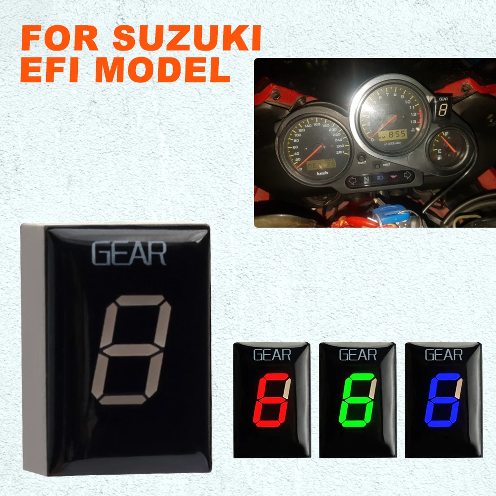 Ganganzeige Motorrad Digitale Ganganzeige für Suzuki GSX-R1000 GSX1400 SV650 SV1000 V-Strom 650 DL650 DL1000 M109R2 – Detail 3