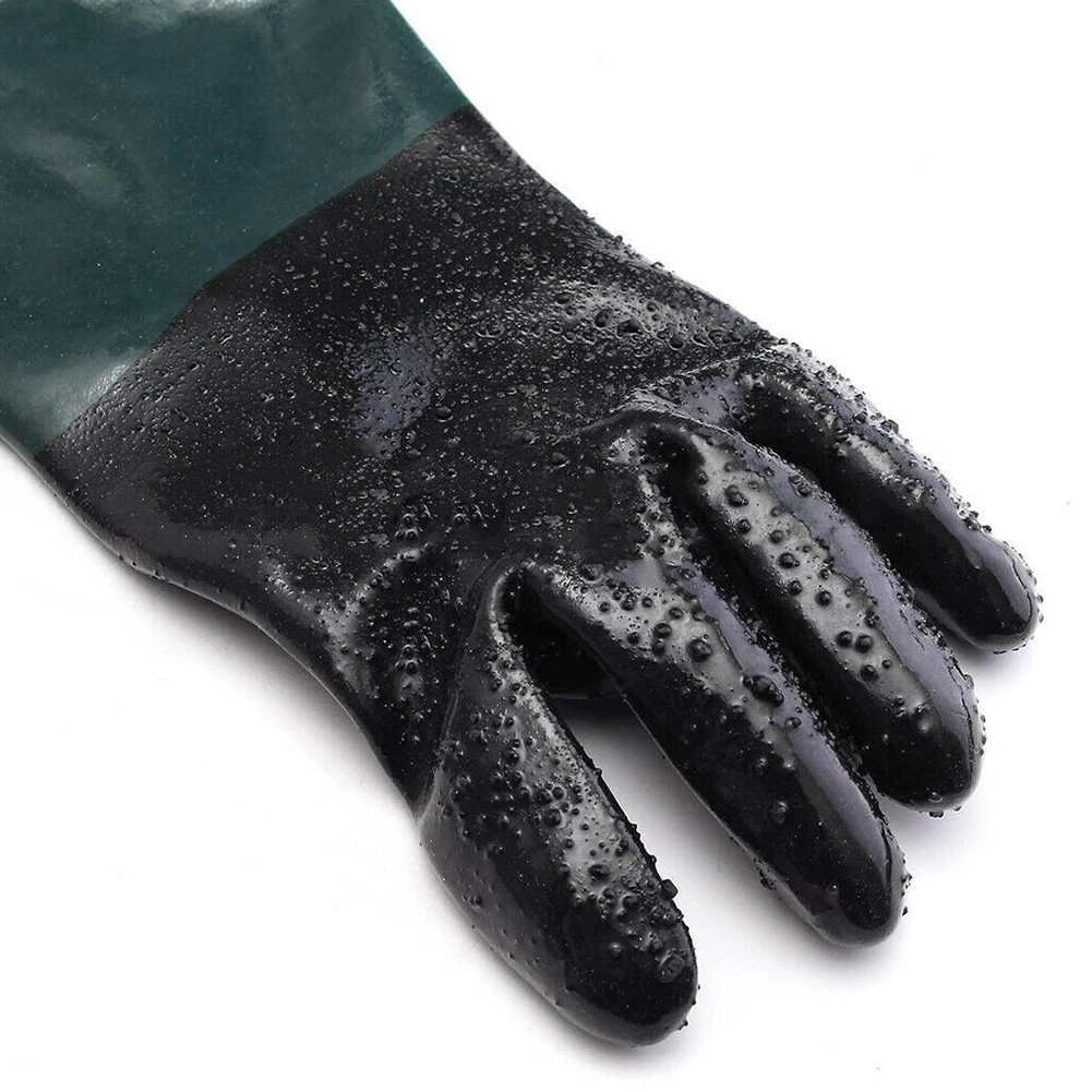 1 Pair PVC Sandblasting Gloves 11.8\