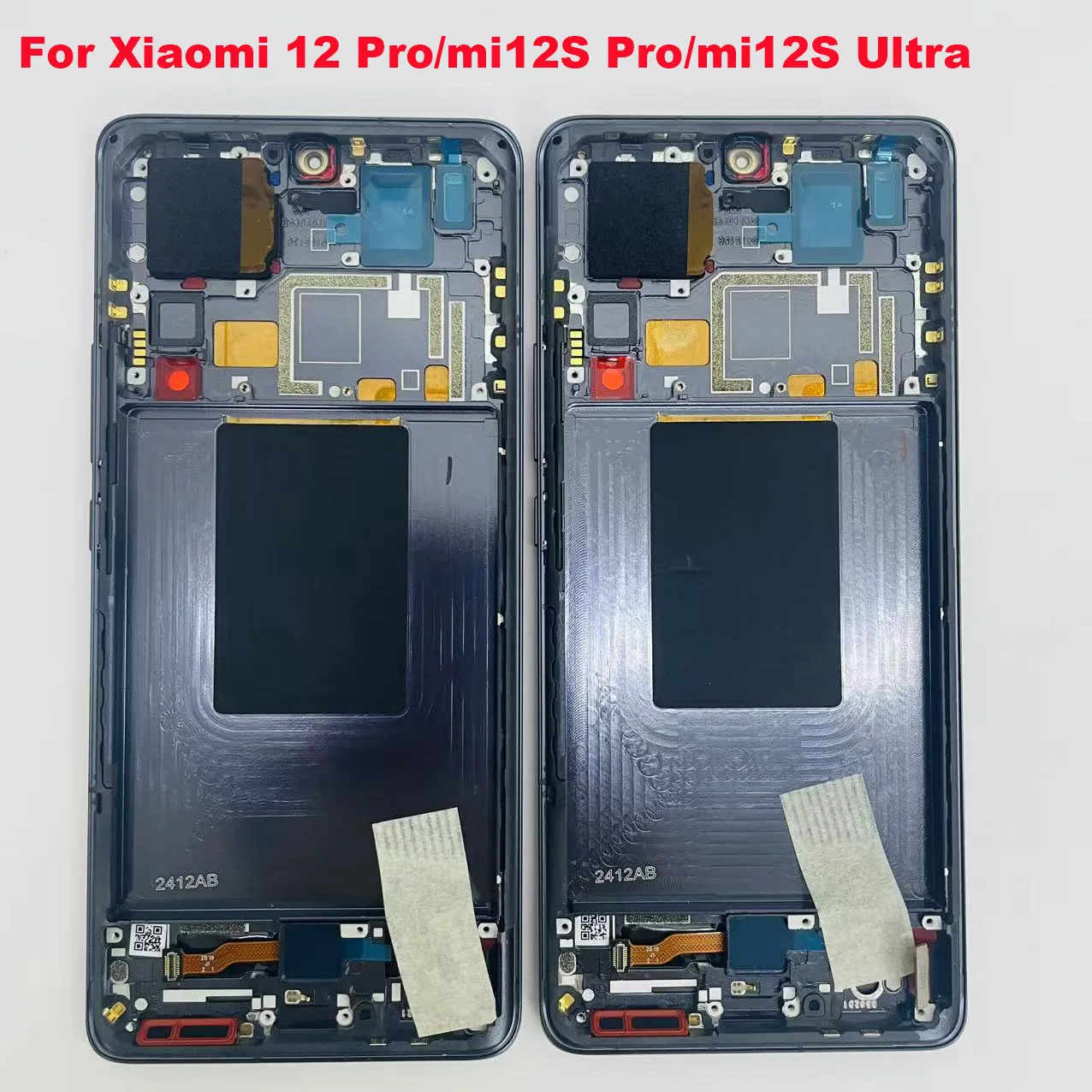 6.73''AMOLED Original For Xiaomi 12 Pro LCD Display Screen Touch Panel Digitizer Replacement For Xiaomi Mi12S Pro With Frame