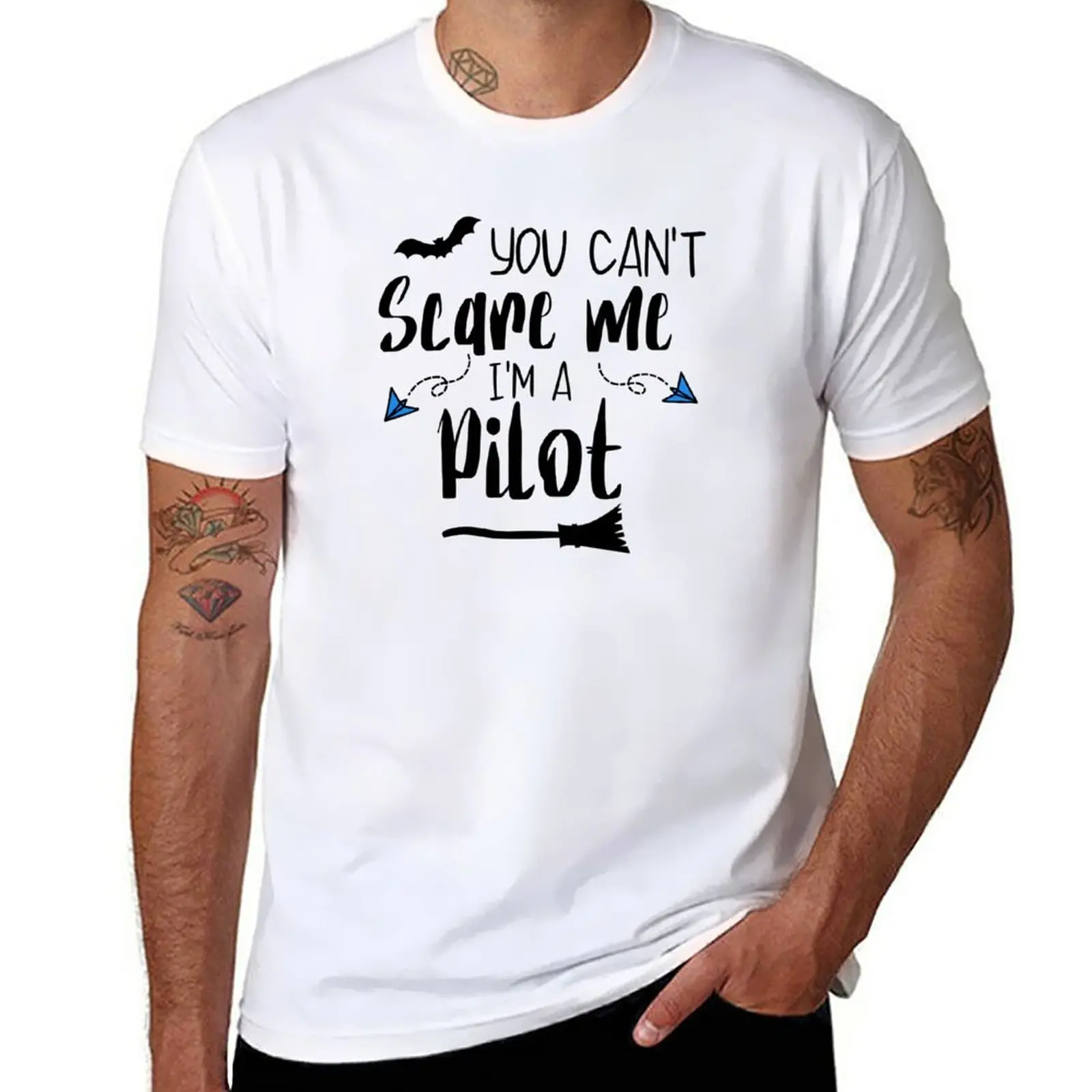 New You can't scare me, I'm a pilot T-Shirt Anime t-shirt oversized t shirts mens champion t shirts