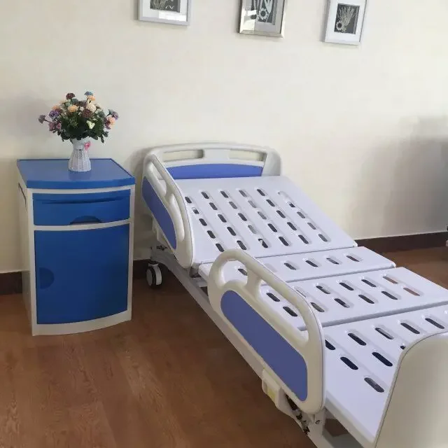 Reliable adjustable thick wall bed frame single steel fold manual hospital bed