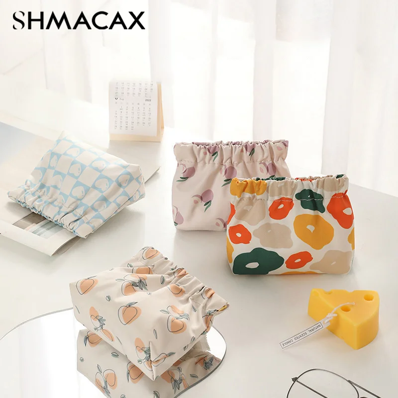 

1pcs Sanitary Napkin Storage Bag Women Tampon Bags Credit Card Holder Pouch Napkin Towel Cosmetics Cotton Coin Purse Organizer