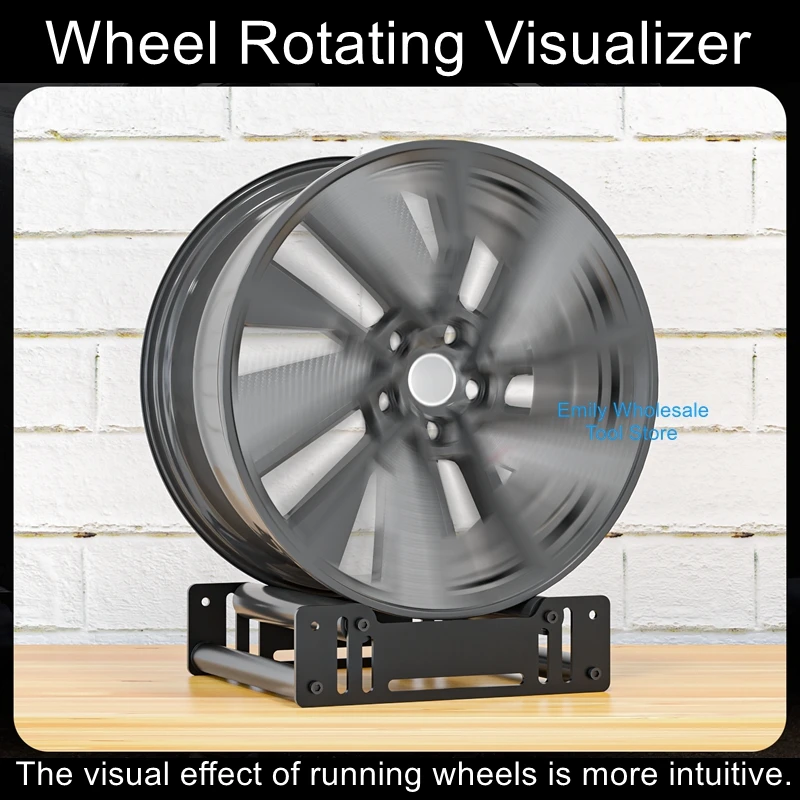 

Car Wheel Rotating Display Stand360 Degree Rotating Wheel Display StandAdjustable Size Wheel Rim Display Stand