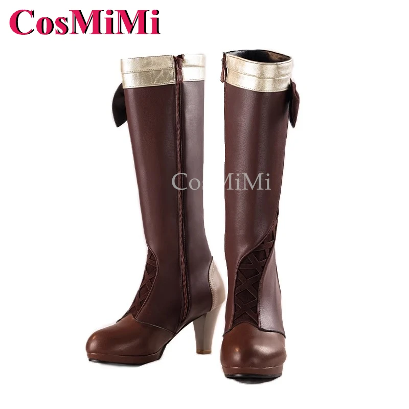 CosMiMi أنيمي البنفسجي Evergarden البنفسجي Evergarden أحذية تأثيري موضة أحذية عالمية كرنفال لعب الأدوار اكسسوارات 36-39