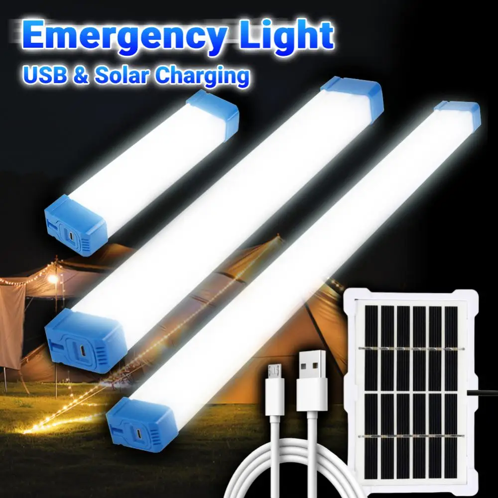 

17/32/52cm LED Emergency Lights 30W 60W 90W USB Rechargeable Portable Outdoor Camping Lamps For Home Power Failure Torches