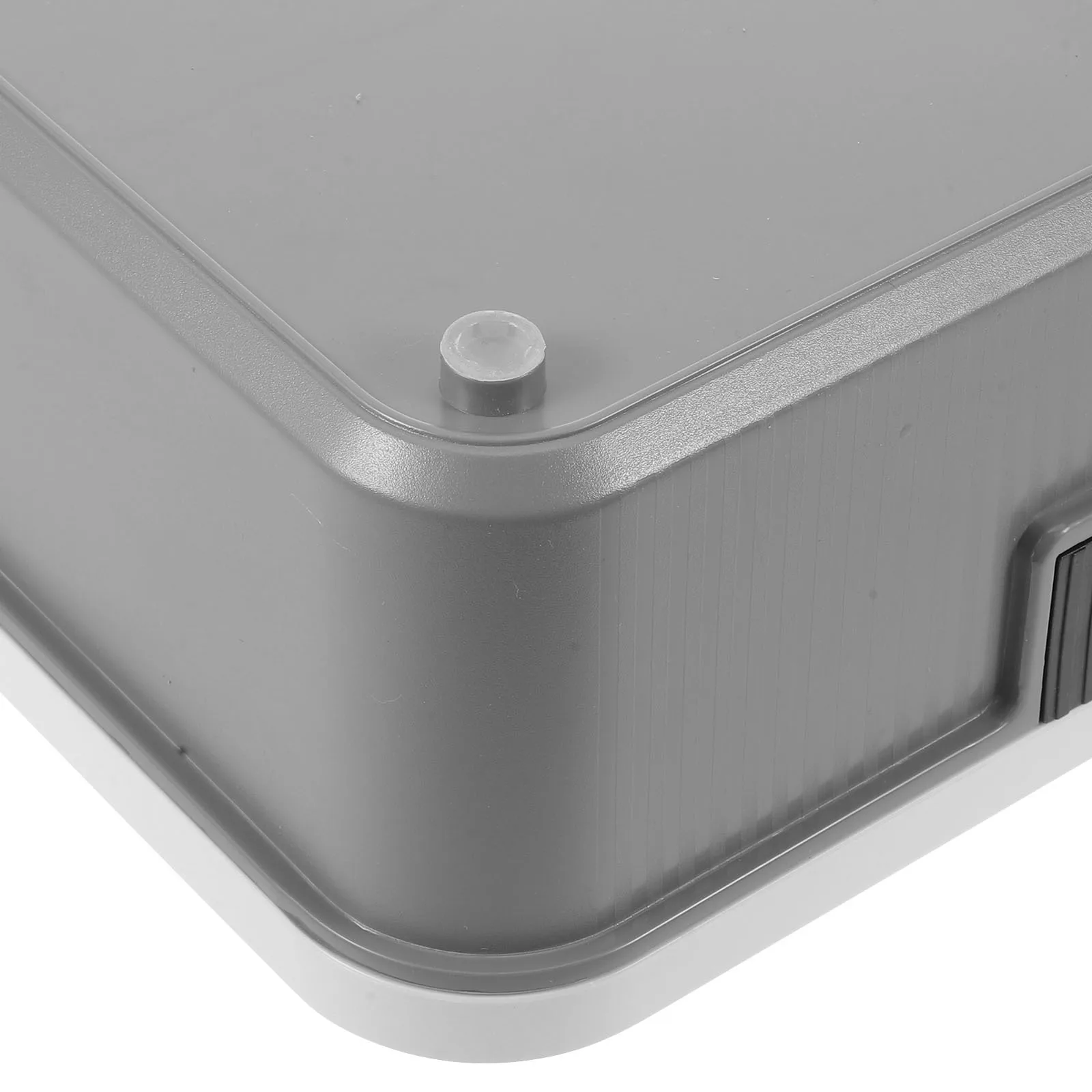 Lockable Storage Chest Password Lock Combination Lock Large Capacity Dual Layer Organizer for Documents Jewelry Portable Travel