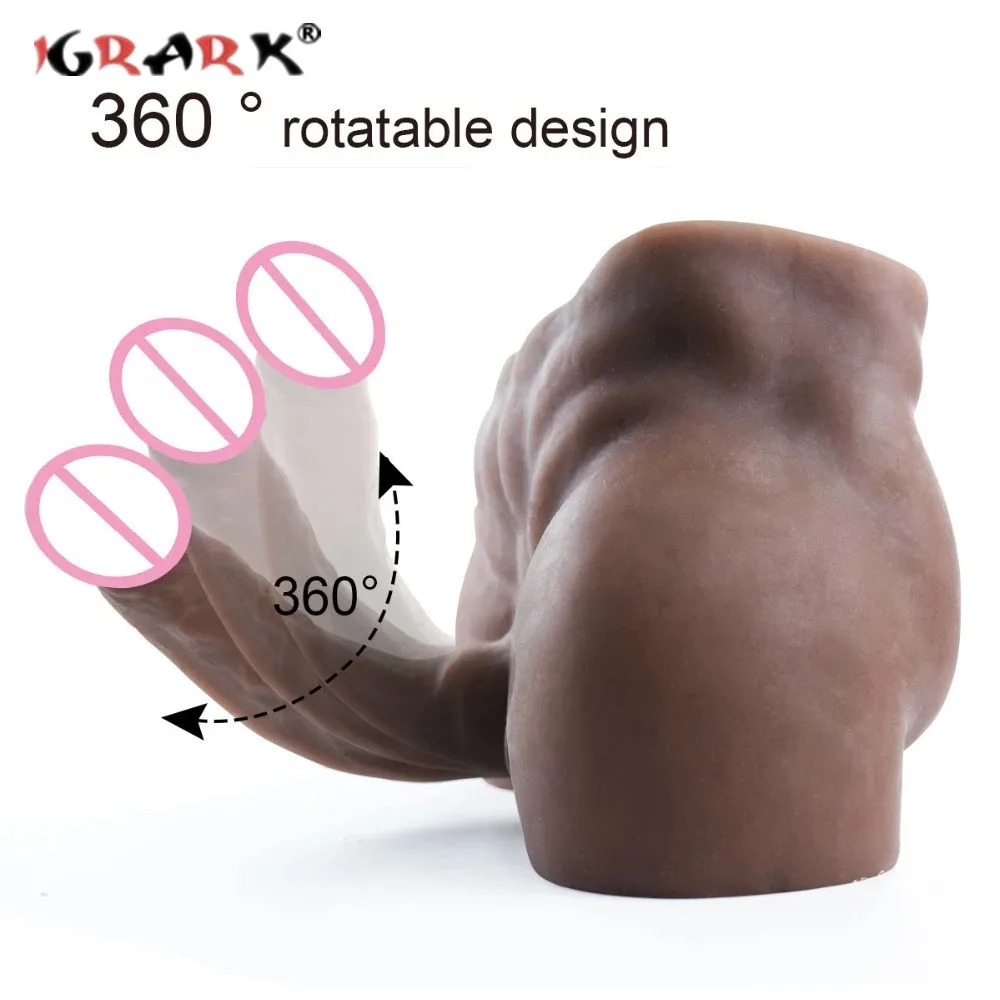 

3D Man's Sexy Butt with 20cm Huge Penis Adult Sex Doll Artificial Male Penis Dildo Anal Ass Plug Female Gay Masturbation Toys