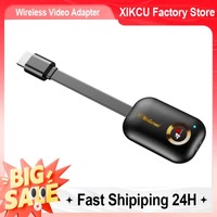 XIKCU Mirascreen G9 Plus 2.4G/5G 4K Wireless H.265 Wifi Display Dongle Mirror Miracast Airplay DLNA Receiver for Projector HDTV