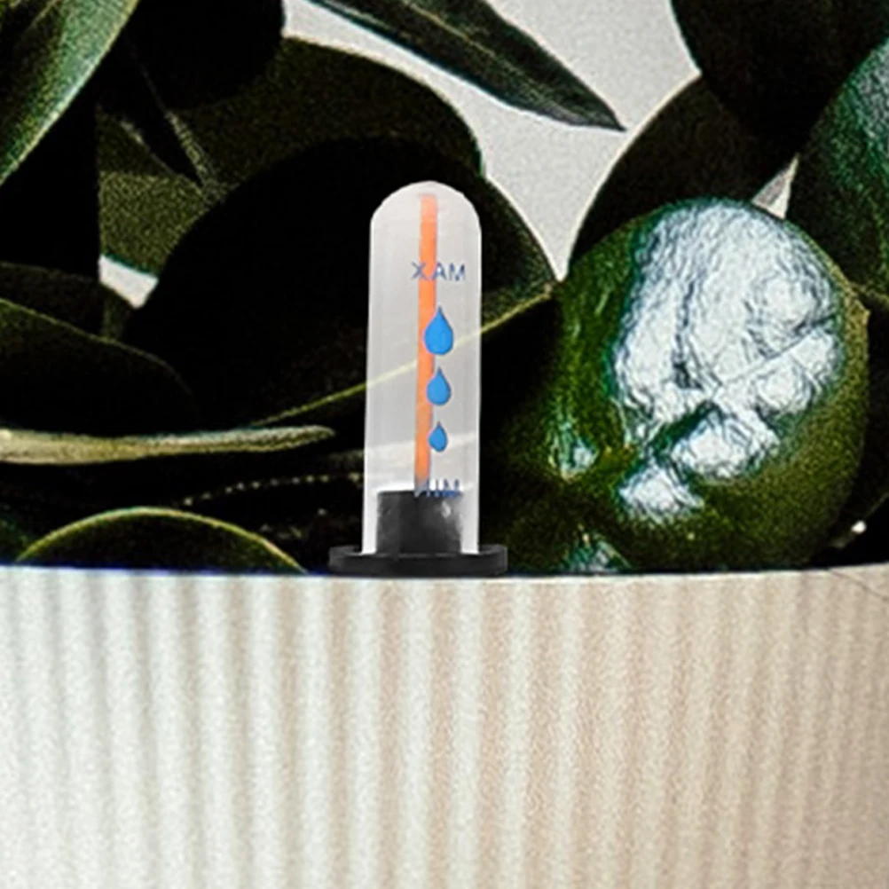 

4Pcs Flowerpot Water Level Indicator Plastic Gauge Clear Scale Water Shortage Reminder for Plants Buoy Flower Pot Meter