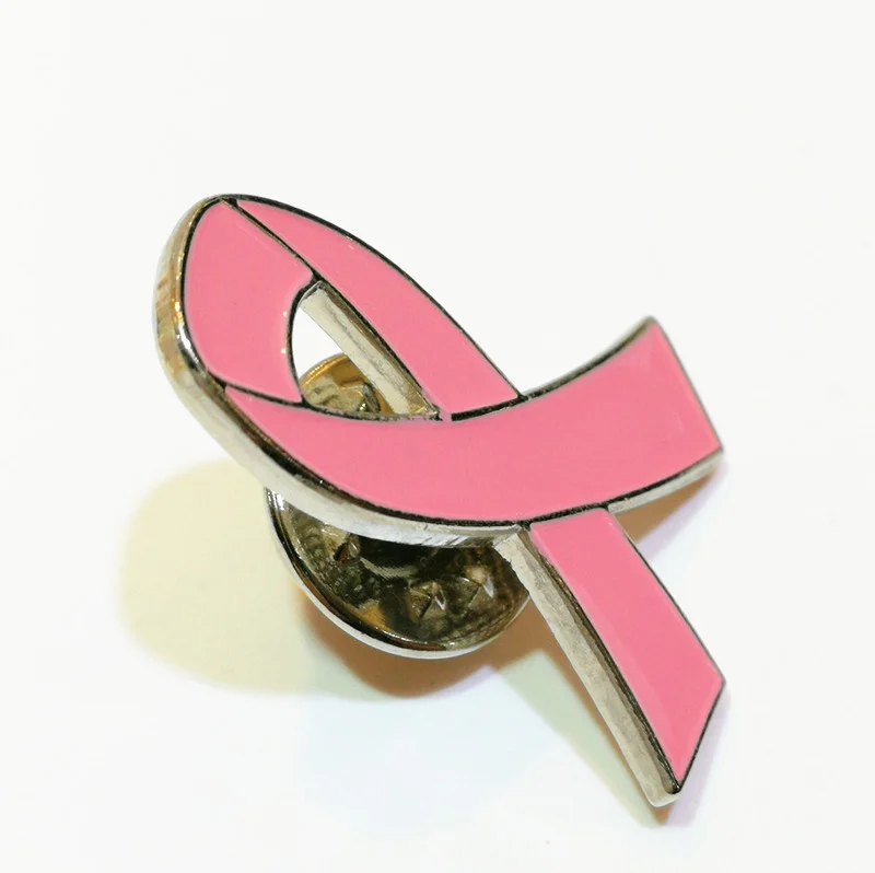 3 PCS Pink Ribbon Breast Cancer Awareness Lapel Pin Pink Ribbon Pin for Breast Cancer Awareness Month Womens Jewelry Enamel 1\