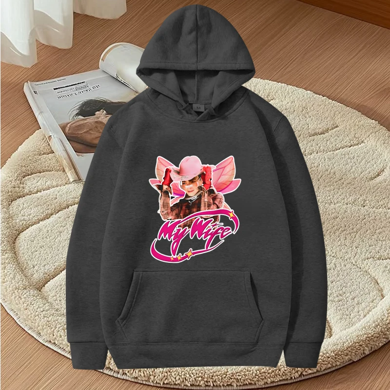 Kpop Ateez Hongjoong My Wife hoodie 2025 men women vintage Long sleeve Sweatshirt with print Graphics oversized  hoodie  unisex