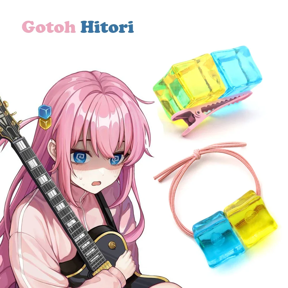 Anime BOCCHI THE ROCK! Gotou Hitori Cosplay Elastic Hair Bands Hair Clip Hairpin For Women Hair Accessories Headband Jewelry