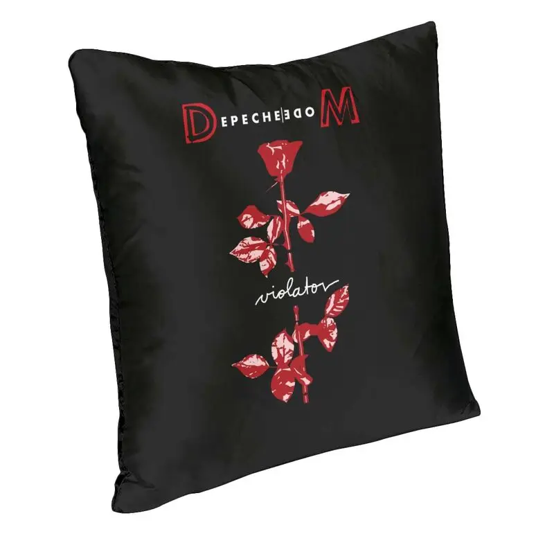 Depeche Cool Mode Heavy Metal Rock Band Cushion Covers Velvet Luxury Throw Pillow Case for Car Sofa