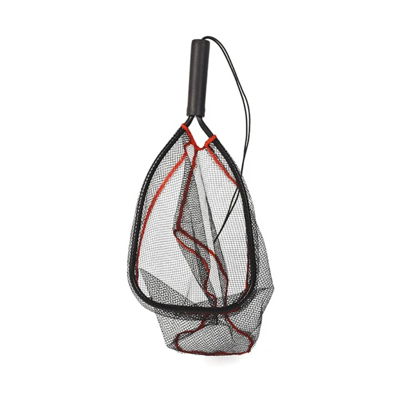 Diamond Grade Fly Fishing Landing Net, Nylon Rubber Grip, Trout Mesh, Fish Catch Release Tool