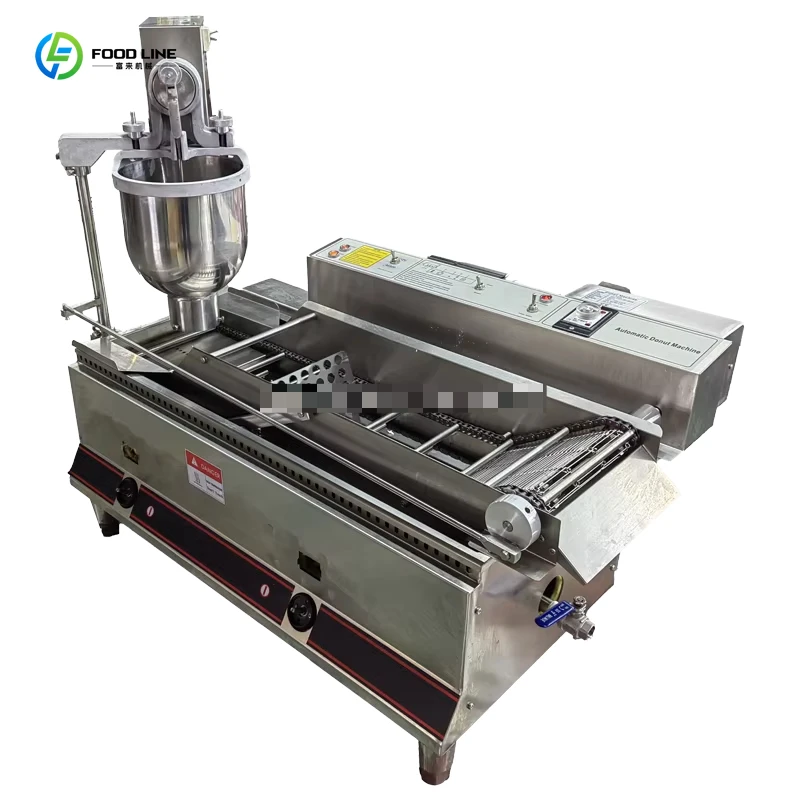 Customized Double Row Fully Automatic Donut Making Machine Yeast Donut Forming Mold Hole Cake Mochi Donut Mini Machine