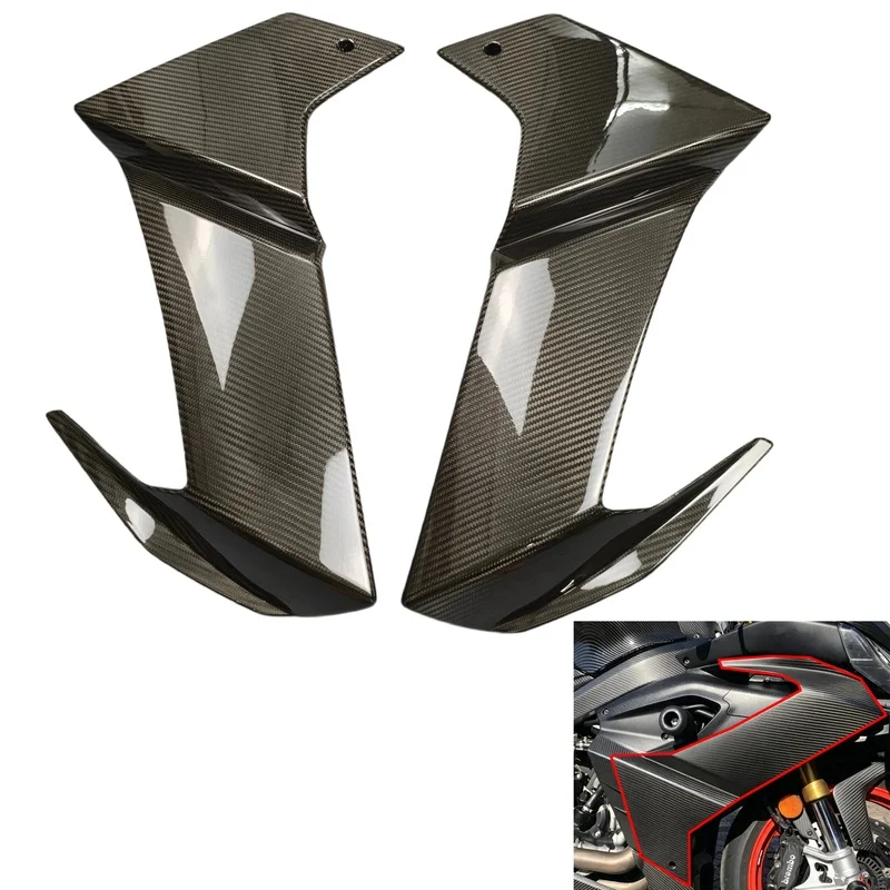OEM 3k Twill Carbon Fiber Motorcycle Modified Accessories Spoiler Side Panels Cover Fairings for Aprilia RS660 2020-2024
