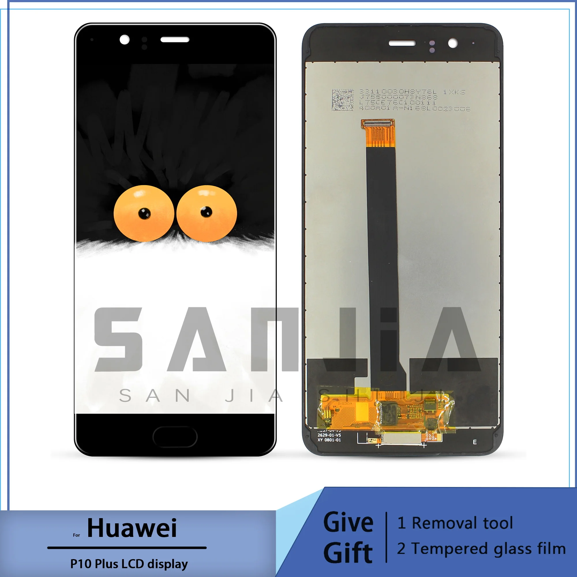 

For huawei p10 plus lcd display touch screen digitizer assembly for 5.5 inch huawei p10plus VKY-L09 VKY-L29 co