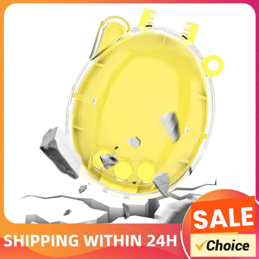 Crystal Clear Protective Shell with Dustproof Cover PC Full Coverage Clear Cover Accessories Suitable for Tamagotchi Connection