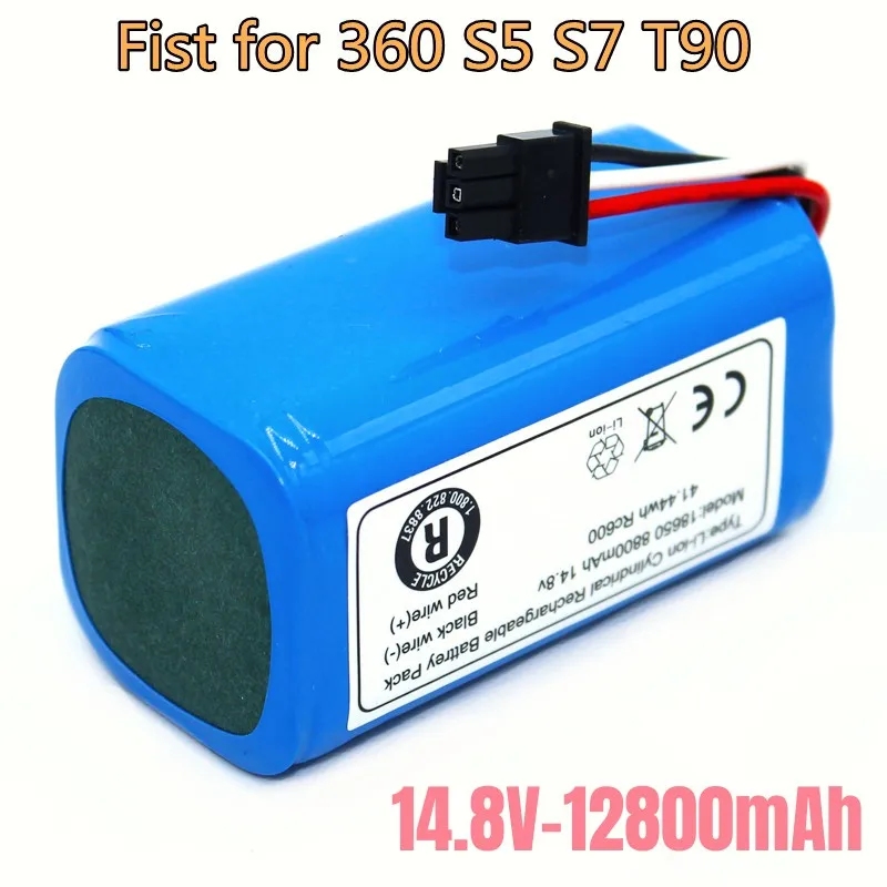 For The Qihoo 360 S5 S7 T90 Robot Vacuum Cleaner Battery Pack, Replace And Repair It At 14.8 Volts And 12800 Milliamperes