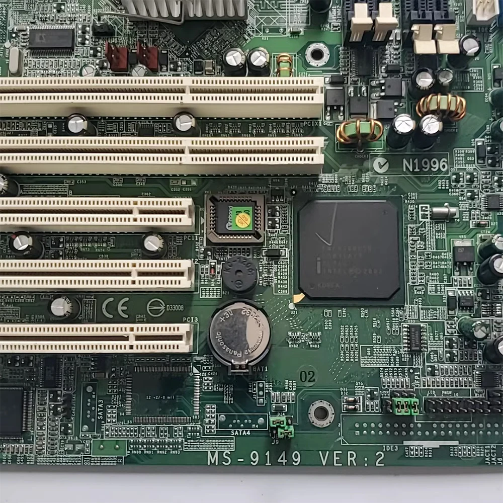 Integrated Graphics Card Board LGA478 Two PCIX Slots MS-9149