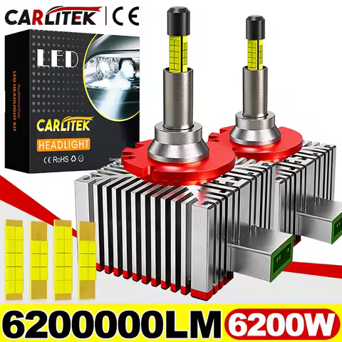 6200W 360 D3S LED Headlights HID D1S D3S D8S D1R D3R D Series 360 Degree CSP LED Bulbs Canbus Car Light 6000K 12V Plug&amp;Play