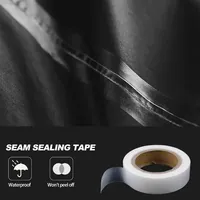 20m/roll Seam Sealing Tape Hot Melt Waterproof PU Coated Fabric Repair Tape Raincoat Camping Tent Repair Accessories