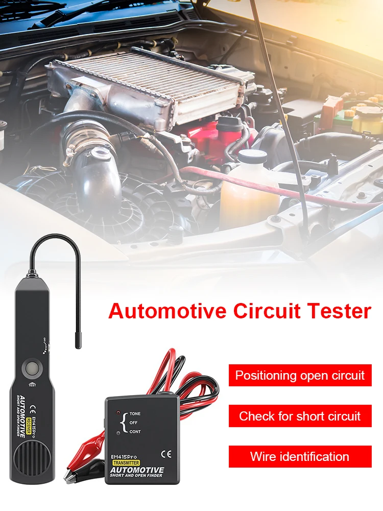 Car Short Open Circuit Finder Tester Car Repair Detector Short Circuit Disconnection Locator Automotive Accessories