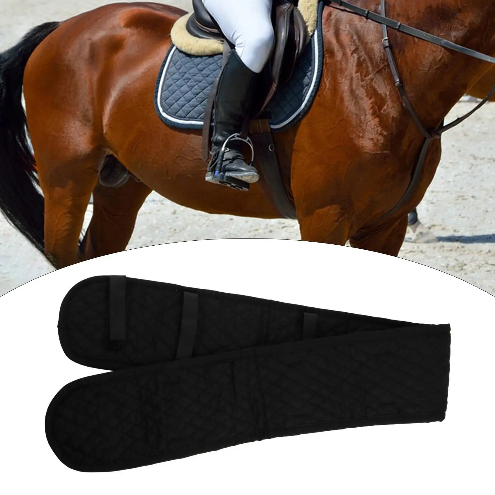 Horse Girth Horse Cinch Professional สบายไม่ลื่น Horse Tack กลางแจ้ง