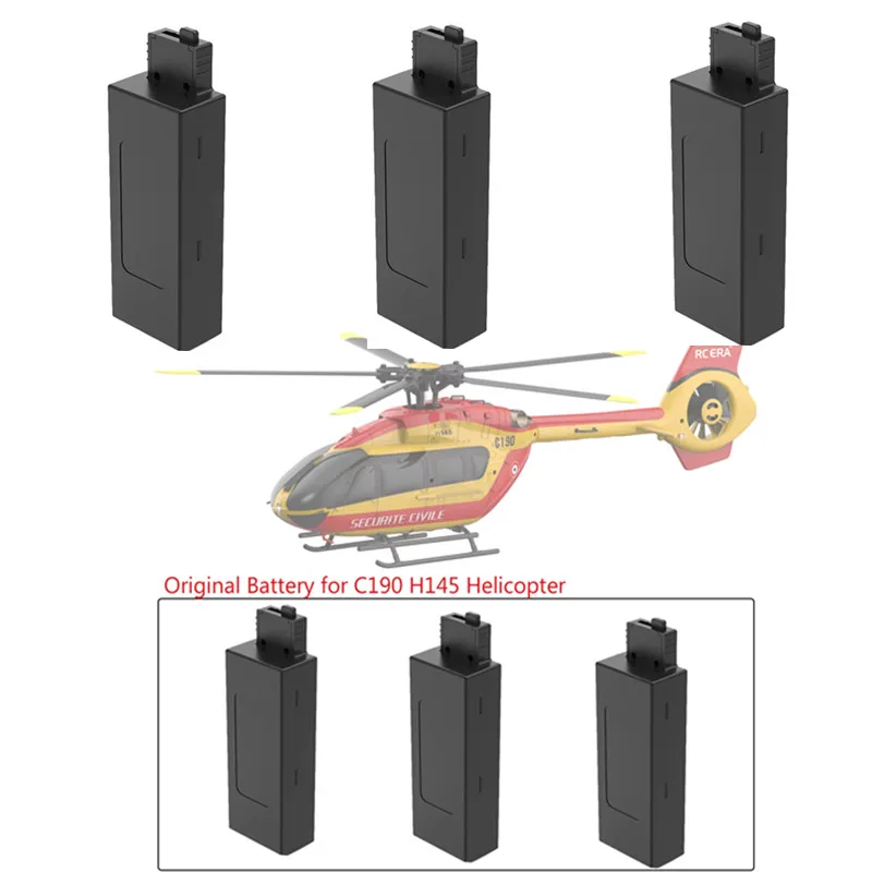 C190 Helicopter Battery C190 1:30 H145 Scale RC Helicopter Spare Parts 7.4V 1200Mah Battery/propeller