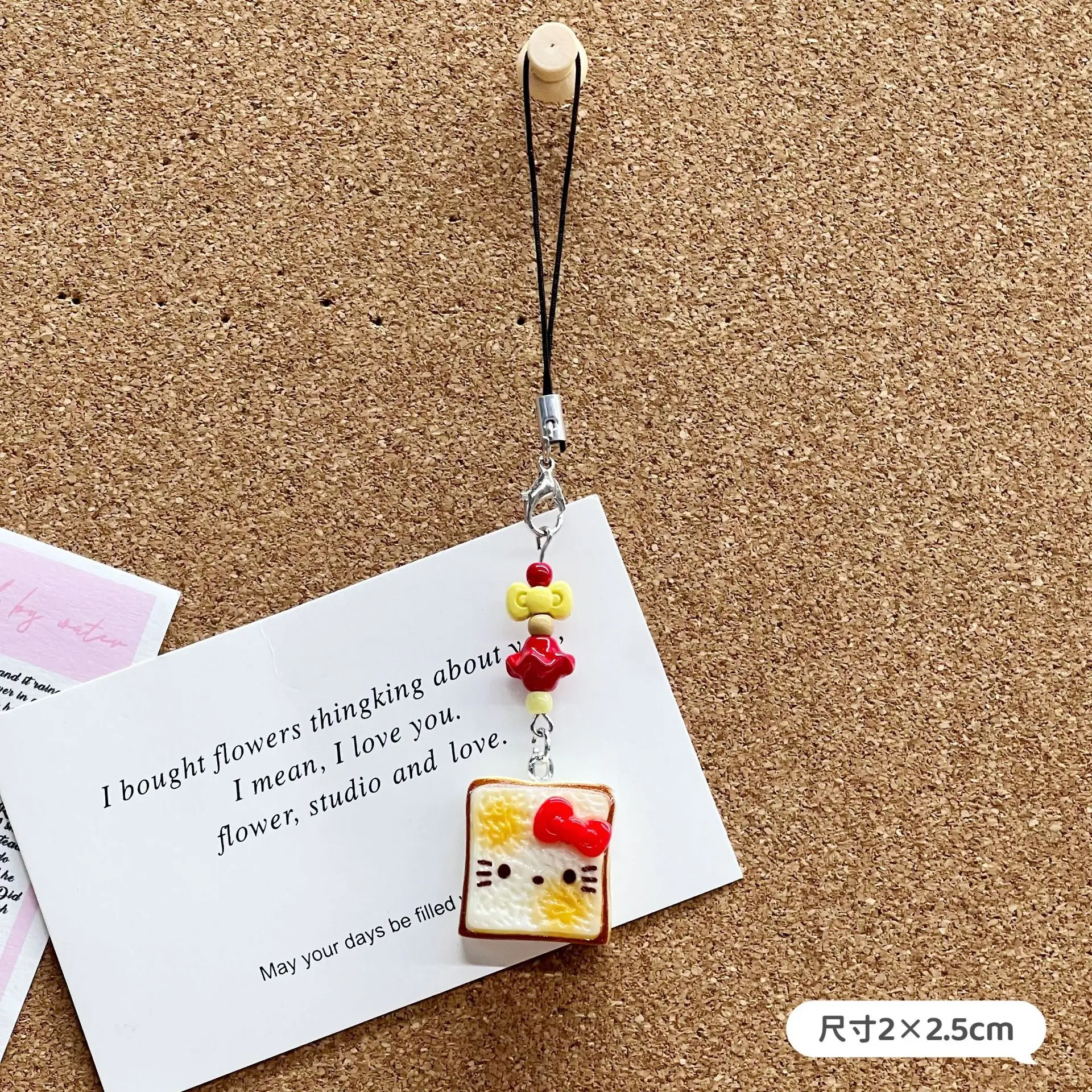 

Брелок Sanrio Hello Kitty Cinnamoroll, японский стиль, кавайный джинсовый кулон для девочек, аксессуар для сумки через плечо, оптовая продажа, подарок