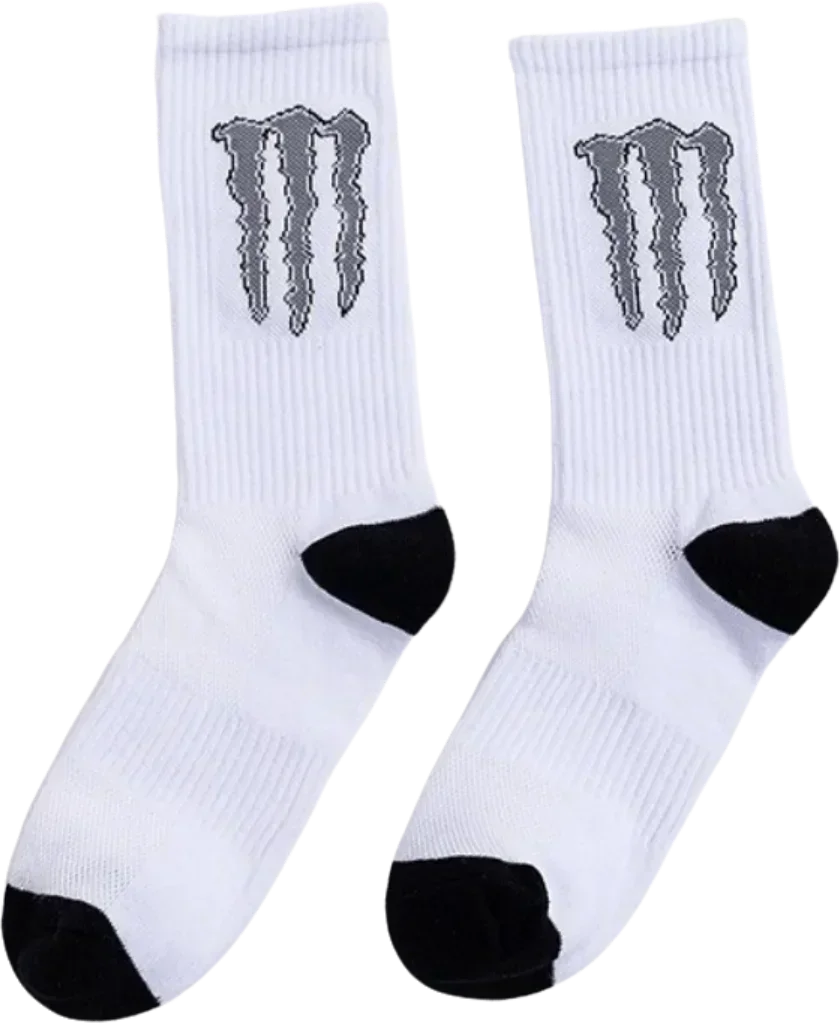 جوارب Monster Energy الجديدة غير الرسمية والجوارب الرياضية من ماركات الأزياء الأوروبية والأمريكية #3