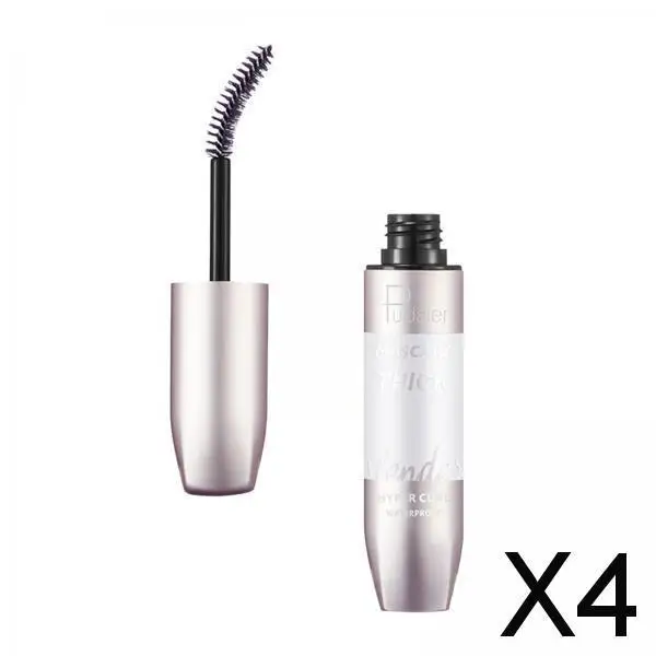 2-4pack 4D Voluminous Mascara Waterproof Eye Makeup No Flaking Thick Curling