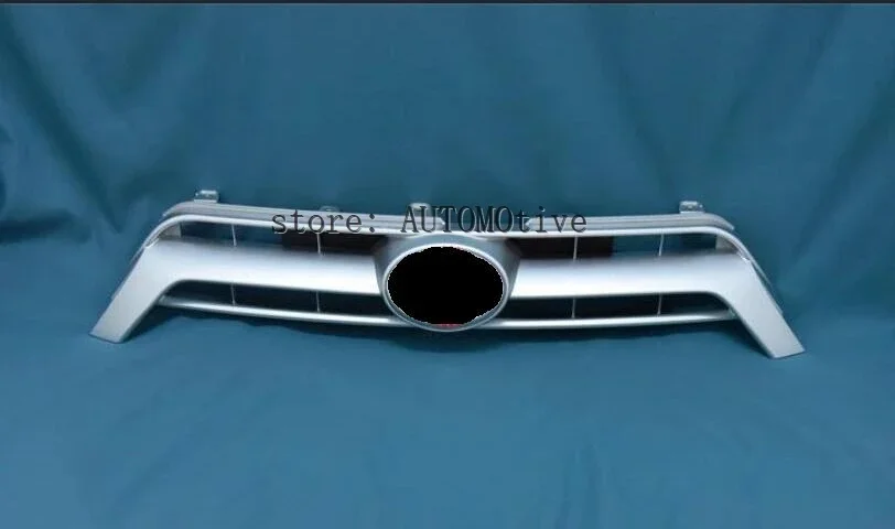 ABS Chrome Front Grille Around Raised Racing Grills Cover for Toyota Vios/Yaris 2013 2014 2015 2016