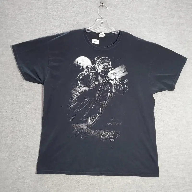 Reimpresión Street Vibrations hombres camiseta 2Xl negro Reno Nevada 2017 motocicleta Rall