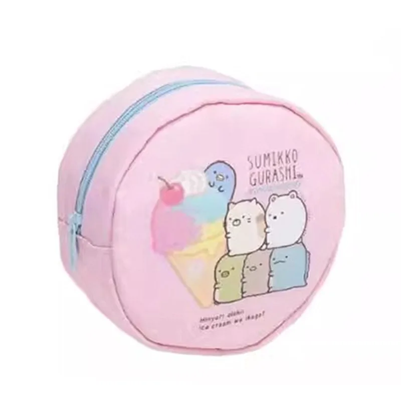 

Новый милый аниме Sumikkogurashi круглый детский маленький нейлоновый кошелек для девочек, маленькие кошельки для женщин