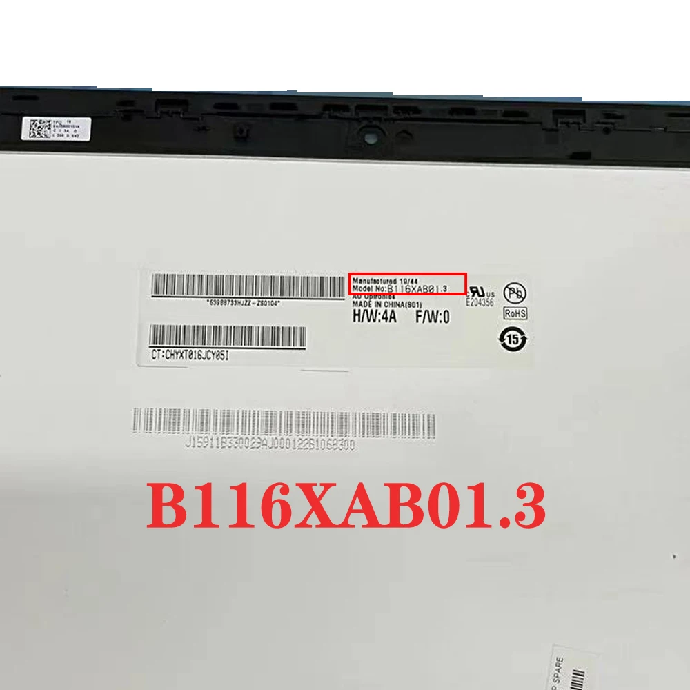 Imagem -05 - Polegada Led Lcd para hp Chromebook X360 11 g2 ee Display Lcd Tela de Toque Digitador Assembléia 11 ee g2 Lcd Substituição B116xab01 11.6