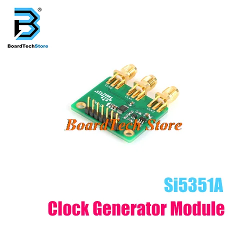 Si5351A STM32 3 Channel Clock Generator Breakout Board Module Si5351 I2C Signal Generator 8KHz-160MHz DC 3.3V 5V For Arduino