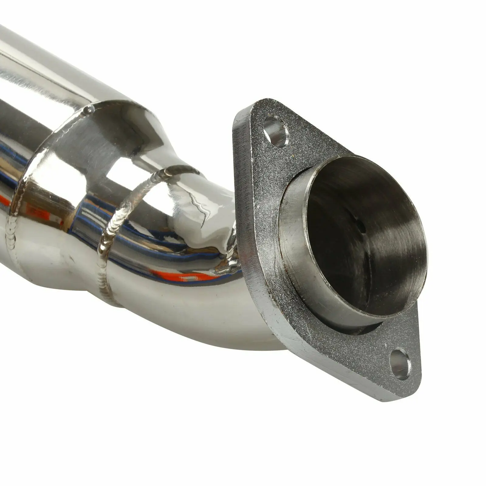 201 Stainless Steel Exhaust Downpipe for 2008-2014 BMW N63 X6/X5 550I 650I 750I B7 4.4L V8 Twin Turbo N63B44 motor - view 4