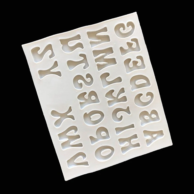 3D Letter & Number Silicone Mold Fondant Craft Cake Candy Chocolate Sugarcraft Ice Pastry Baking Tool Mould Cake Decorating Tool