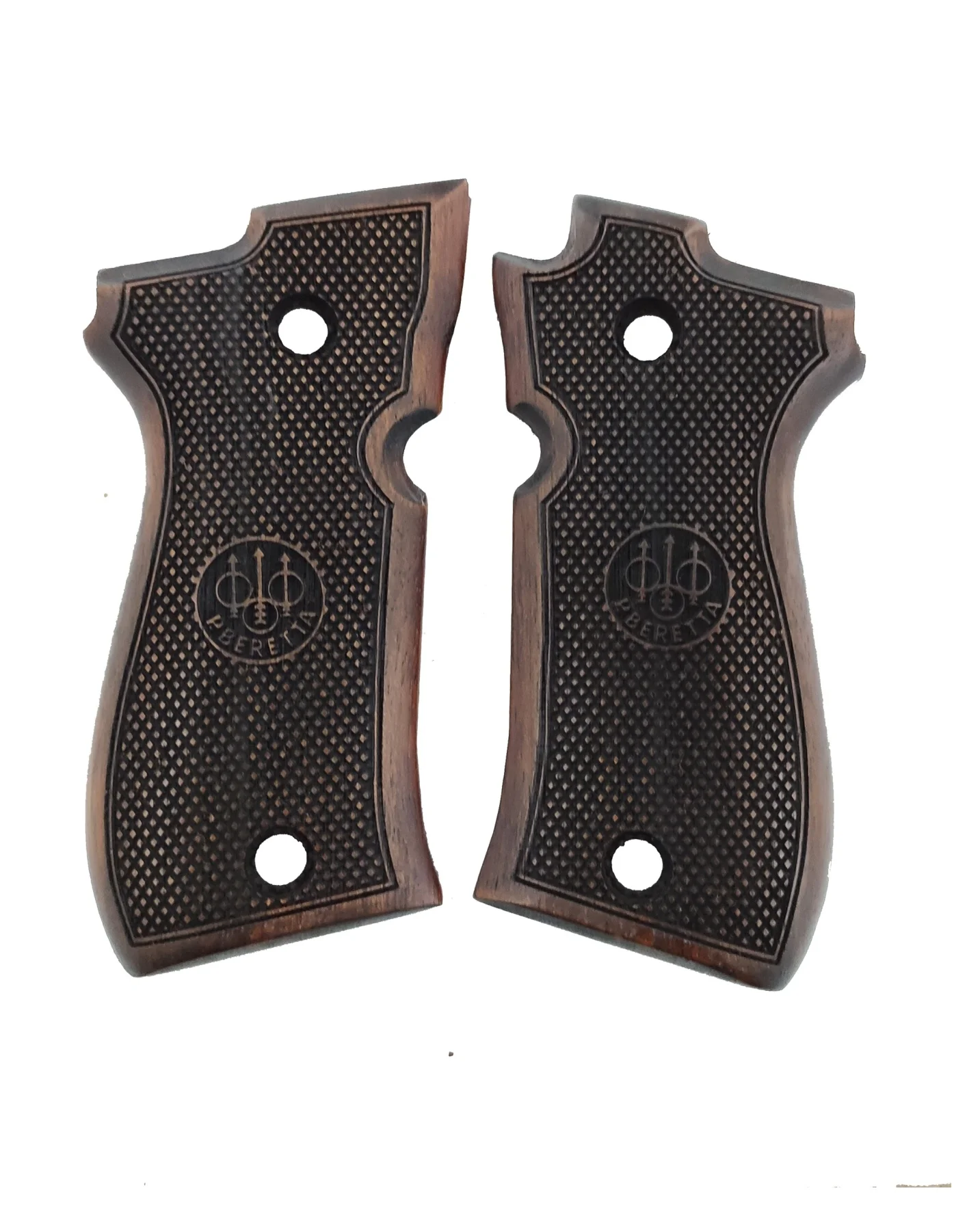 

Beretta 81FS, 84FS, 85FS Compatible Custom Production Laser Cut Wooden Grip Mod13