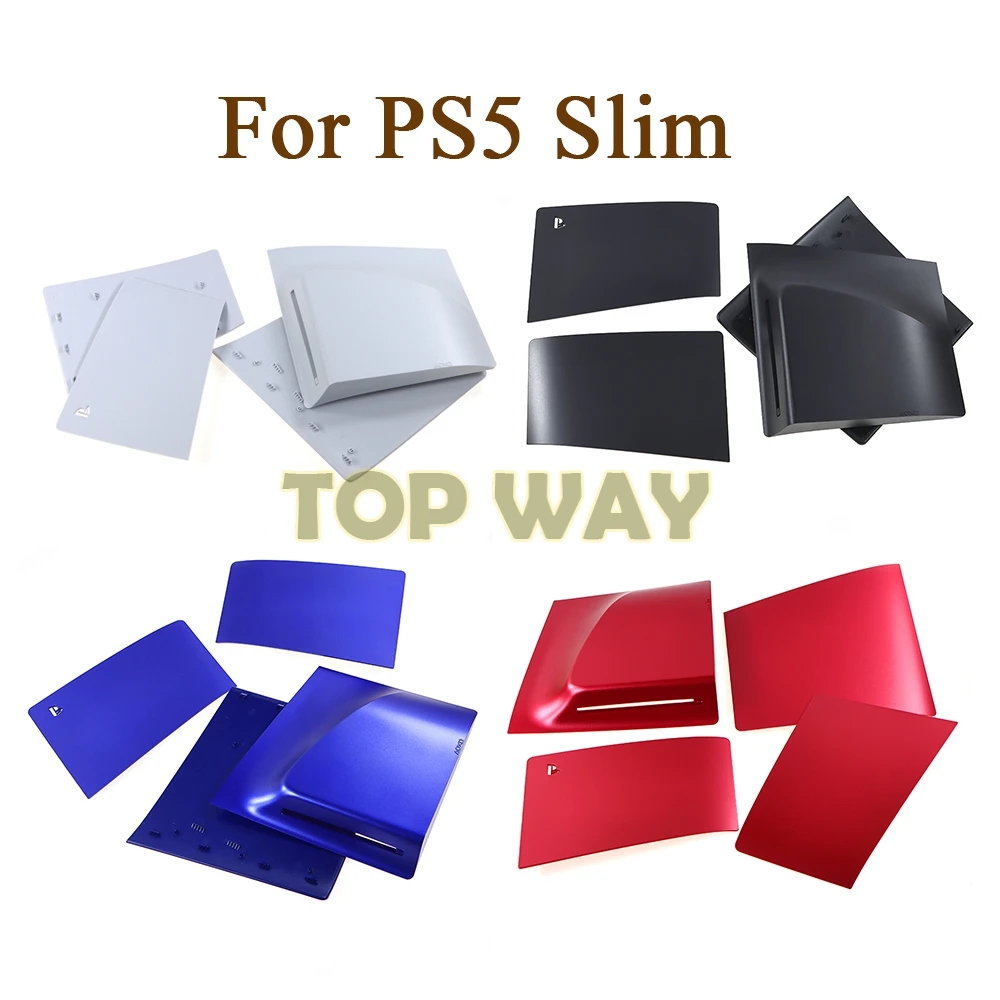 

1set For PlayStation 5 Slim Faceplates Cover Shell Front Back Hard Case For PS5 Slim Optical Drive Console With Logo Case