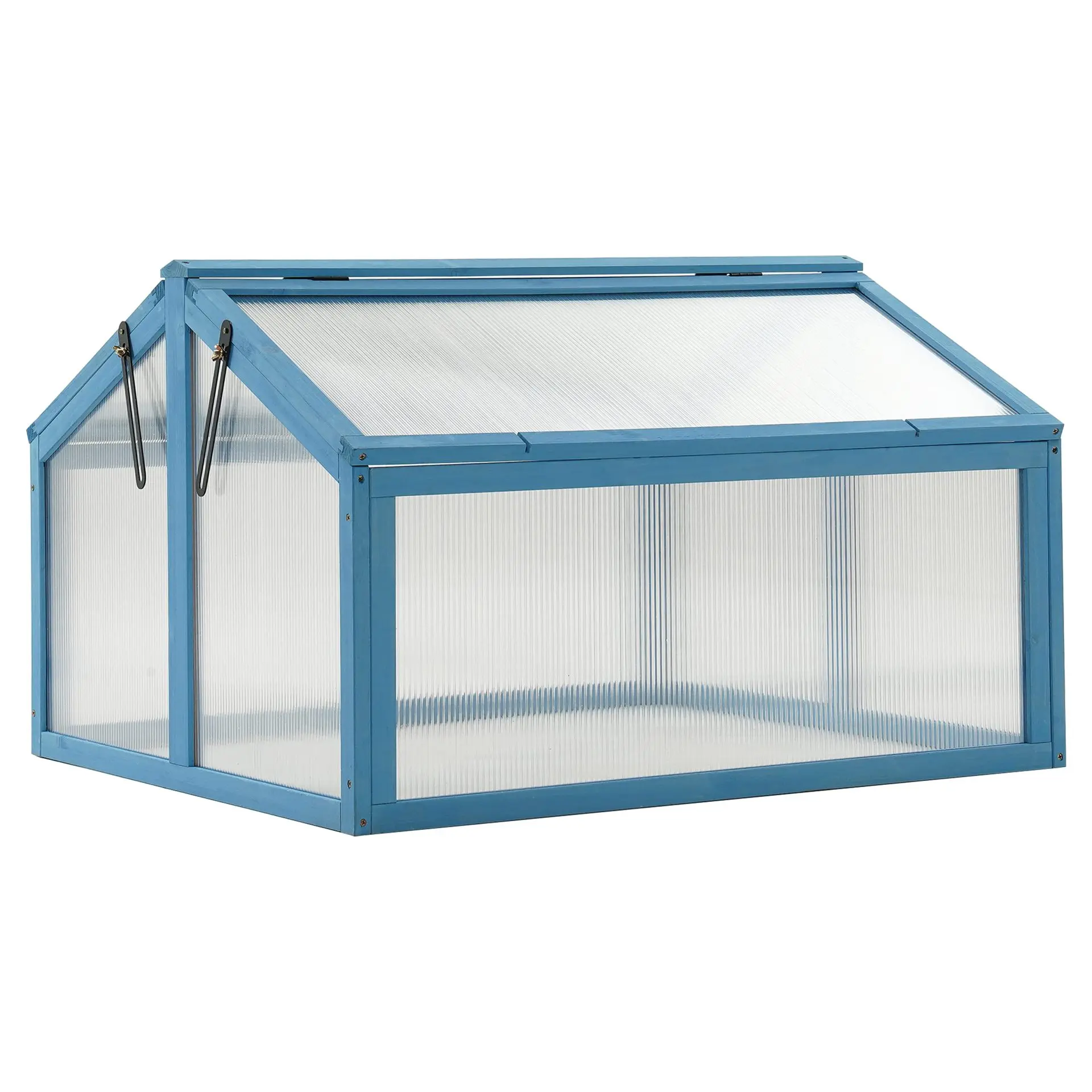 

Wooden greenhouse, antifreeze insulation sun room portable double shelf