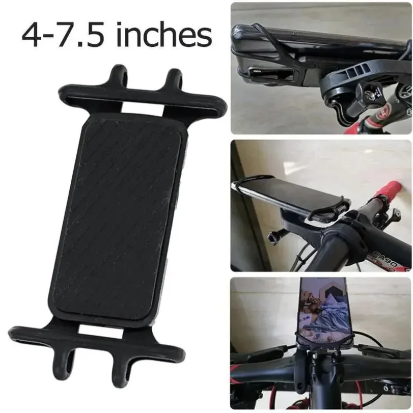 360° Rotatable Bicycle Phone Holder Out-front Bike Mount for Garmin Style Stem Anti-slip Cycling Phone Cradle for Outdoor Riding - view 3
