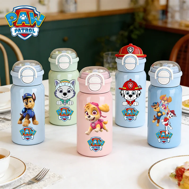Thermos en acier inoxydable 316 de 500 ml PAW Patrols, impression de dessins animés, bouteilles d'eau Chase Skye, gobelets à café pour l'extérieur, cadeaux