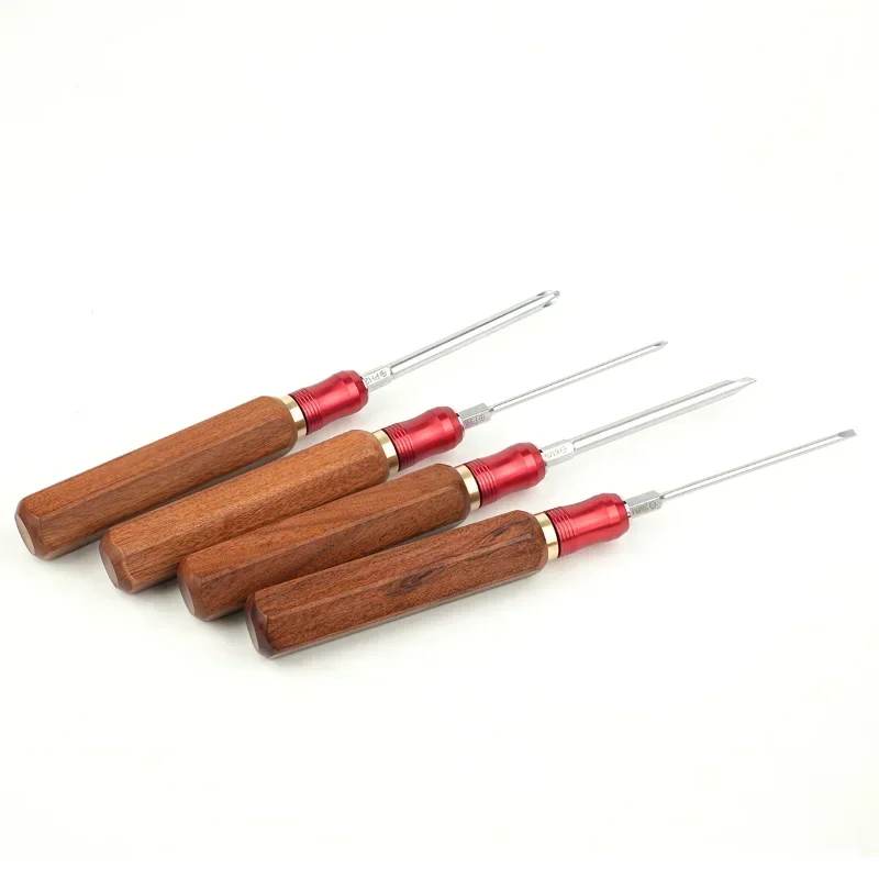 Profession Cross Screwdriver with Wooden Handle Removable Wear-resistant Durable Household Alloy Steel Screwdriver Hand Tools