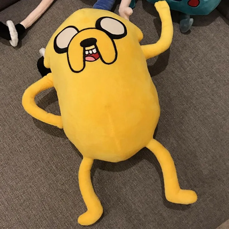 New Anime Finn Jake BMO Soft Stuffed Animal Dolls Creative Adventure Time Cartoon Stuffed Toys Game Animation fans Kids Gifts