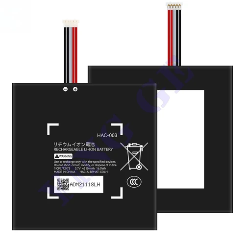 HAC-003 Batería recargable 3.7V 4310mAh Paquete Reemplazo de reparación para consola de juegos Nintendo Switch HAC003