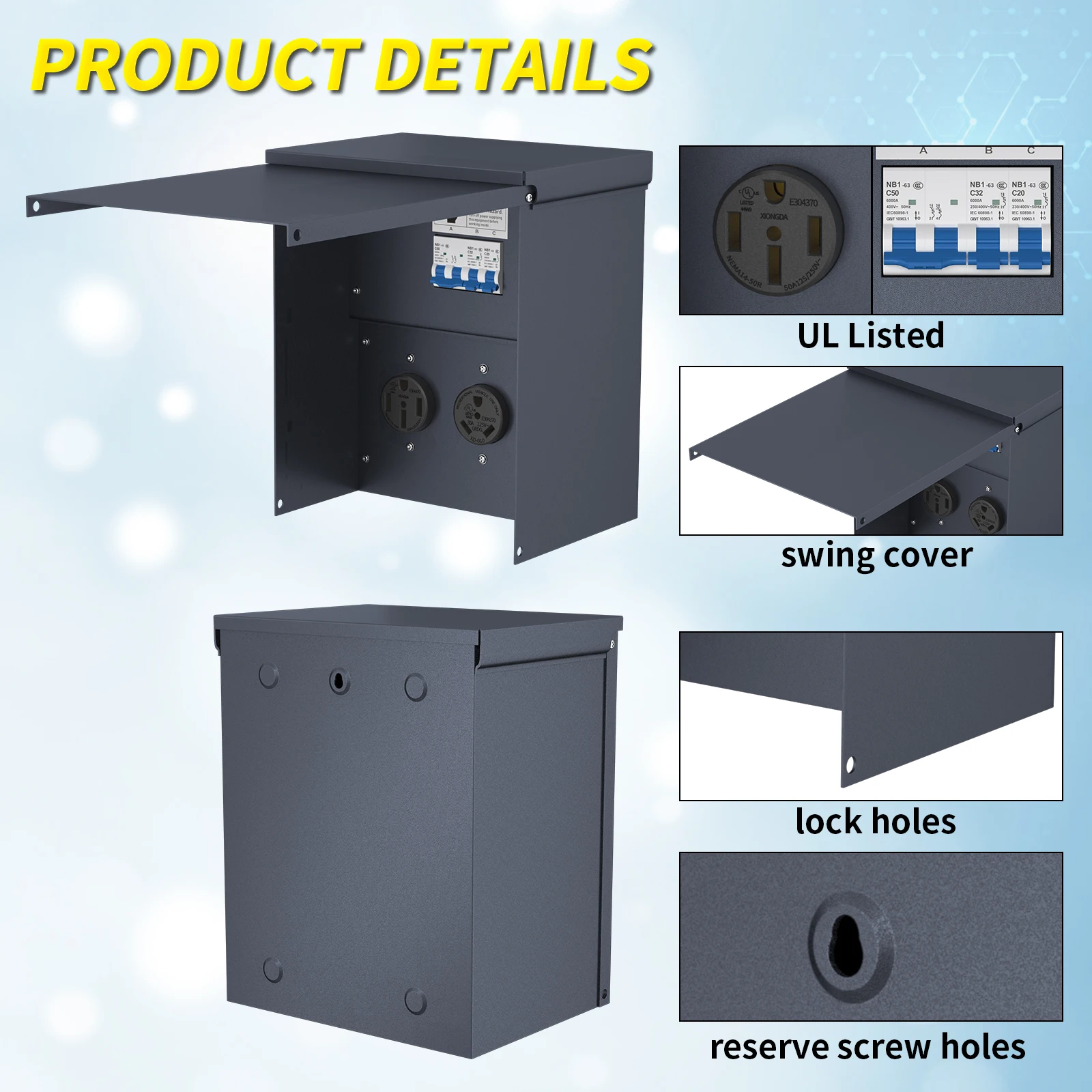 Weatherproof Outdoor RV Recept - Outdoor Power Receptacle Box recension och pris